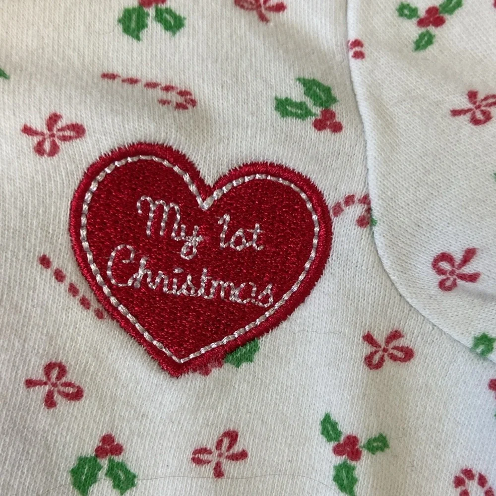 Old Navy My First Christmas set baby girls 6 months holiday party candy cane